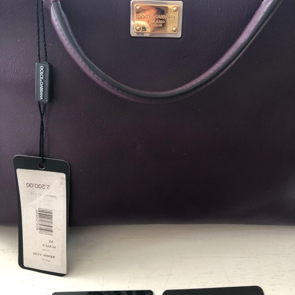 Dolce and Gabbana Purple Handbag - Picture 3 of 7